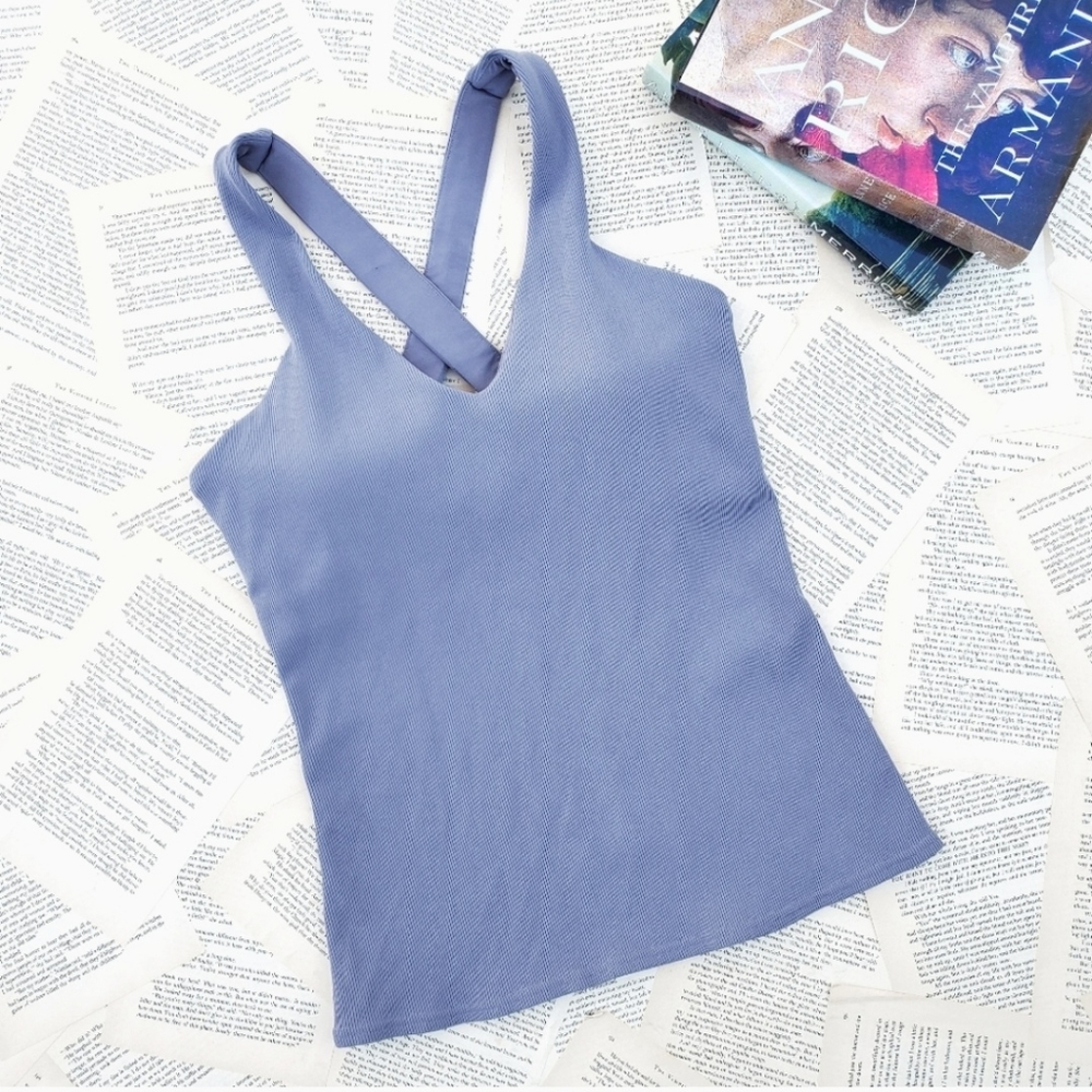 ALO YOGA Elevate Ribbed Support Tank Top